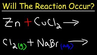 Chemistry  Will The Reaction Occur [upl. by Ahsitahs]