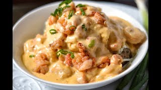 LOUISIANA SEAFOOD STUFFED POTATO RECIPE [upl. by Hyams]