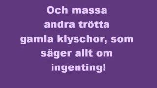 Markoolio amp Linda Bengtzing  Värsta schlagern LYRICS [upl. by Trebor]