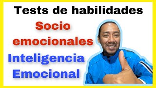 Tests socioemocionales Inteligencia emocional [upl. by Sheya]