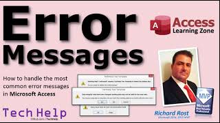 How to Handle the Most Common Error Messages in Microsoft Access Troubleshoot Identify Fix [upl. by Cressi]