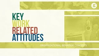 Key Work Related Attitudes [upl. by Nawj355]