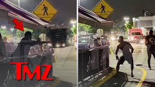 50 Cent Throws Table amp Chairs During Fight In New Jersey  TMZ [upl. by Nonah]