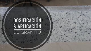 como aplicar ¡¡¡GRANITO LAVADO Dosificación ⚖ amp Aplicación👷‍♂️ [upl. by Eronaele879]