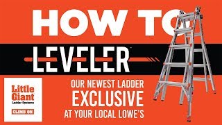 Little Giant Ladders  Leveler  HowTo [upl. by Oza]