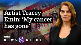 Artist Tracey Emin on recovering from cancer and expressing tragedy in her work  BBC Newsnight [upl. by Felicidad]