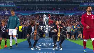 2CELLOS performance at the 2018 UEFA Champions League Final [upl. by Ynetsed517]