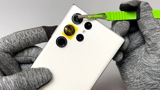 Galaxy S22 Ultra Camera Glass Replacement [upl. by Fadden596]