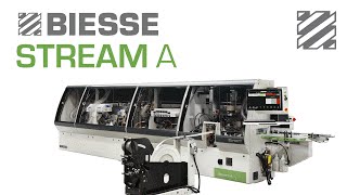 Biesse STREAM A  Single Sided Edgebander [upl. by Almat]