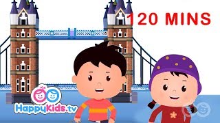 Top 80 Nursery Rhymes  120 Mins Non Stop Learning Songs For Kids And Children  HappyKids [upl. by Margarita89]