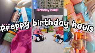 Preppy haul birthday edition [upl. by Norrat679]