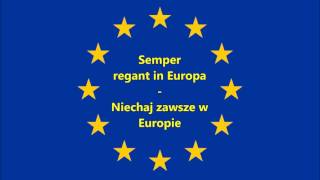 Hymn Europy Polski  Anthem of Europe [upl. by Nevetse]