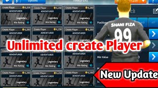 Dream League Soccer 2019 Unlimited Create players [upl. by Breen600]