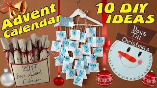 10 DIY Advent Calendar Idea  HOW TO [upl. by Arreis]