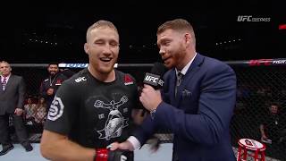 Fight Night Lincoln Justin Gaethje Octagon Interview [upl. by Lux]