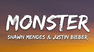 Shawn Mendes Justin Bieber  Monster Lyrics [upl. by Berman]