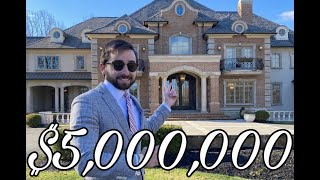 INSIDE A 5 MILLION NEW JERSEY MANSION [upl. by Yecac50]