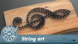 How to make string art  Tutorial [upl. by Leval]