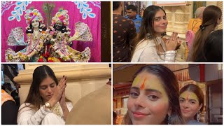 Vrindavan vlog 🤍  Kajal Choudhary [upl. by Asilrac]