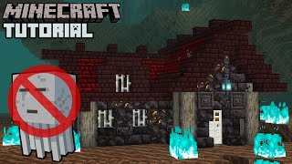 Minecraft 116  Ghast Proof House Tutorial How to Build [upl. by Clarine383]