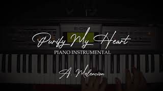 PURIFY MY HEART Refiners Fire  Piano Instrumental with Lyrics [upl. by Trahurn]