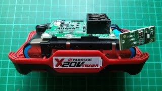 Lidl Parkside X20V Team Battery  Strip Down amp Analysis [upl. by Saibot]