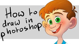 Basic intro to drawing in photoshop [upl. by Nomahs869]