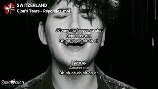 Gjons Tears  Répondezmoi Paroles  Lyrics [upl. by Persian]