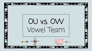 OU vs OW  4 Minute Phonics [upl. by Nairadas588]