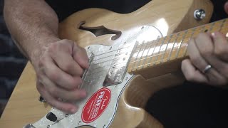 Squier Classic Vibe Thinline Telecaster Demo [upl. by Gal23]