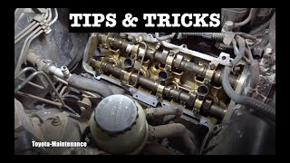 Toyota Valve Cover Gasket Job Tips amp Tricks [upl. by Deidre]