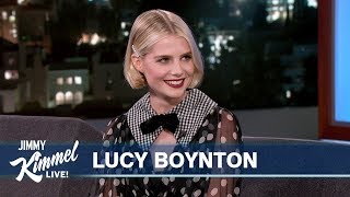 Lucy Boynton on The Politician American Accent amp Disneyland [upl. by Sheff112]