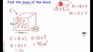 Density Mass Volume mathscast [upl. by Mcintosh]