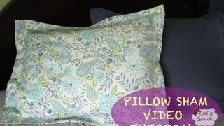 How to make a Pillow Sham DIY Tutorial amp Giveaway [upl. by Nugent]