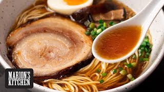 How To Make Shoyu Ramen At Home  Marions Kitchen [upl. by Neehsuan264]