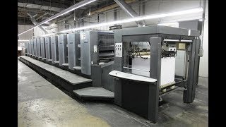 HEIDELBERG SM 102 10COLOR PERFECTING SHEETFED PRESS [upl. by Legge163]