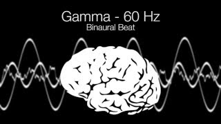 Genius Gamma Binaural Beat  60Hz 1h Pure [upl. by Ilatfen580]