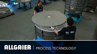 Allgaier Process Technology  Tumbler Screening Machines TSM  TSI [upl. by Shawnee]