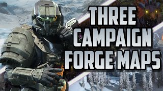 THREE Campaign FORGE AI Maps You NEED To Play  Halo Infinite [upl. by Esme651]