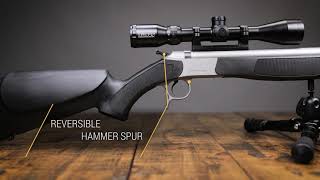 CVA Optima V2 Muzzleloader Overview Stainless Steel Barrel Black Stock [upl. by Eadie]