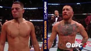 UFC 202 Conor McGregor and Nate Diaz Octagon Interviews [upl. by Saito346]