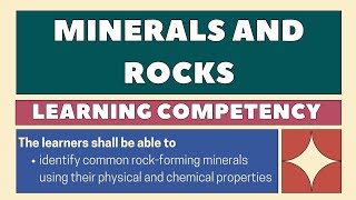 Common Rockforming Minerals  Physical and Chemical Properties of Minerals  Earth and Life Science [upl. by Dennet]