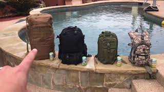 20L to 60L Tactical Military Backpacks  Under 30 on Amazon  Introduction Review [upl. by Zackariah]