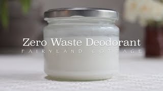 Zero Waste Deodorant  DIY  3 Ingredients [upl. by Harehs]