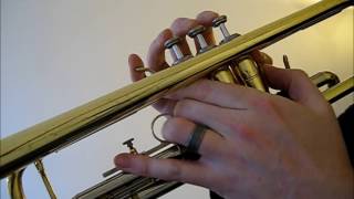 Learn to play C on trumpet [upl. by Naillij]