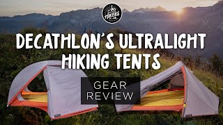 Decathlons ultralight Forclaz 900 hiking tents reviewed [upl. by Namurt]