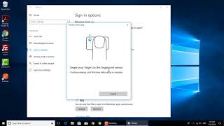 How to setup finger print lock in windows 10 using HP laptop [upl. by Redd]