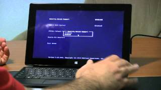 Surface Pro how to enter BIOS or UEFI [upl. by Rozalin117]