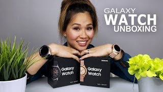 Samsung Galaxy Watch Unboxing 42mm amp 46mm [upl. by Myrwyn250]