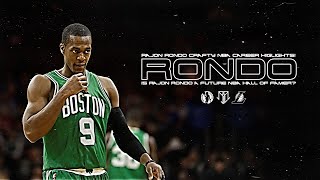 Rajon Rondo Crafty Career Highlights  Crazy Highlights [upl. by Amando997]